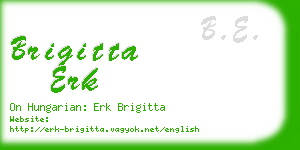brigitta erk business card